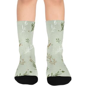 جوارب Wild Meadow Vibe Spring للتنزه سيرًا على الأقدام - جوارب شتوية سميكة دافئة للأولاد والبنات الصغار للمدرسة، والارتداء اليومي والأنشطة الخارجية in Kuwait