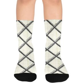 جوارب كلاسيكية منقوشة للتنزه سيرًا على الأقدام - جوارب شتوية حرارية سميكة دافئة للأطفال الصغار للأولاد والبنات للمدرسة، والارتداء اليومي والأنشطة الخارجية in Kuwait