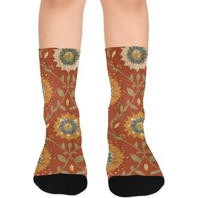 جوارب دافئة للتنزه سيرًا على الأقدام من تيراكوتا - جوارب شتوية حرارية سميكة دافئة للأولاد والبنات للمدرسة، والارتداء اليومي والأنشطة الخارجية in Kuwait