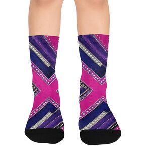 جوارب المشي لمسافات طويلة بطباعة منقوشة كهربائية - جوارب شتوية حرارية سميكة دافئة للأطفال الصغار للأولاد والبنات للمدرسة، والارتداء اليومي والأنشطة الخارجية in Kuwait