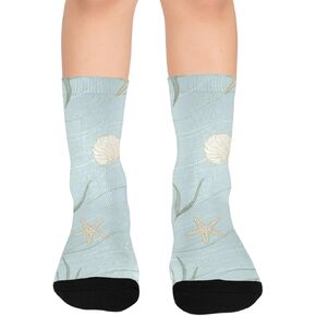 جوارب مشي صيفية من Coastal Shells - جوارب شتوية حرارية سميكة دافئة للأطفال الصغار للأولاد والبنات للمدرسة، والارتداء اليومي والأنشطة الخارجية in Kuwait