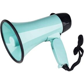 Megaphone خفيفة الوزن Megaphones Bullhorn مع التحكم في مستوى الصوت، 25 وات مكبر صوت محمول لأي رياضة في الهواء الطلق، مراوح التشجيع in Kuwait