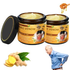 Bee Venom Moisturizing Cream, Bee Venom Advanced Cream,Professional Bee Venom Gel, Moisturizing Skin for Back, Neck, Hands, Knees(2 Pack) in Kuwait