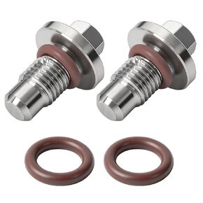 طقم براغي نازف شاحن فائق من الفولاذ المقاوم للصدأ مكون من قطعتين، متوافق مع Audi A6 A7 A8 Q5 Q7 S4 S5 SQ5 ومتوافق مع Volkswagen Touareg 3.0 V6، يستبدل 06E 127 535B، يتضمن 4 حلقات O FKM in Kuwait