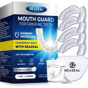 Mouth Guard for Grinding Teeth at Night: Mouth Guard for Sleeping - Night Guard for Teeth Grinding Home & Travel Use in Kuwait