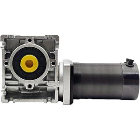 57mm 131W Brushless DC Motor 24V with Worm Gearbox 5:1/7.5:1/10:1/15:1/20:1/30:1/40:1/50:1/80:1 Reducer BLDC(Ratio 50 to 1,Single output shaft) in Kuwait