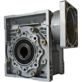 Worm Gear Reducer Nmrv063 rv75 nmrv110 2.4CM Input Flange High Torque Deceleration Motor Metal Transmission Drive Reduction Gearbox(80b14 19mm,Ratio 20) in Saudi Arabia