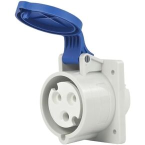 IP67 waterproof aviation connector 3 core 32A three-phase explosion-proof industrial socket 220V(Concealed socket) in Kuwait