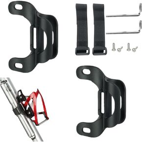 Universal Bicycle Pump Mount 2 Pack Mini Pump Bracket for Road and Mountain Bike Frames Heavy-Duty Nylon Holder with Stainless Steel Bolts (Includes Mounting Tool) in Saudi Arabia