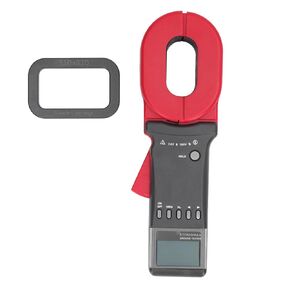 Earth Resistance Meter, Low Interference 0.01‑1200Ω Clamp Resistance Tester with 4 Digit LCD Display for Power Applications in Kuwait