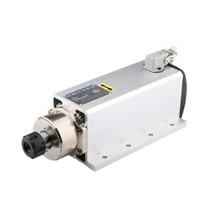 Air-Cooled Spindle Motor 4.5kw ER25 Square with Flange 4 Bearings 18000RPM(4.5kw 220V) in Kuwait