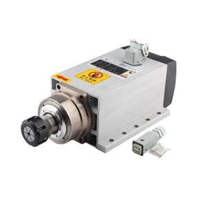 4.5kw ER32 محرك المغزل المبرد بالهواء 220 فولت / 380 فولت مربع 4 قطع كروي مع شفة التركيب (4.5 كيلو واط ER32 220 فولت) in Kuwait