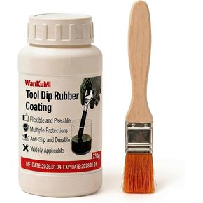 WanKuMi 230g Rubber Dip for Tools, Tool Handle Dip Coating, Liquid Rubber, Peelable Insulation, Waterproof, Flexible, Durable, Rubber Coating for Tool Handles Machine Parts, DIY Craft in Saudi Arabia