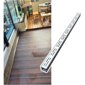 Narrow Channel Drain Grate for Outdoor Metal Trench Drains, Slim 5x5cm Drainage System for Driveways & Landscape, Durable Grate Cover for Sewage Management & Farm Use in Kuwait