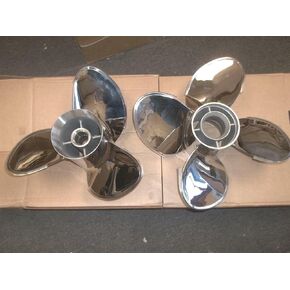 FASWORX 22P 3-4 Blade Stainless Steel Propeller Set Compatible with Mercruiser Mercury Bravo III Three 14 1/4 x 22 16 x 22P in Kuwait