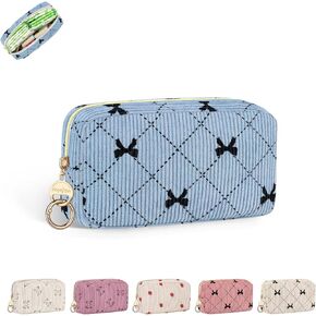 Corduroy Tampon Holder for Purse, Cute Period Bag with Ring Buckle, Portable Tampon Bag Organizer Case for Feminine Products (Strawberry) in Kuwait