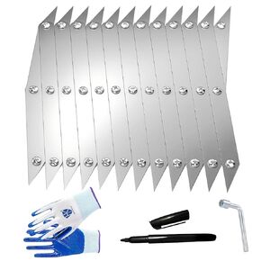 12 Point Center Finder Pro – Precision Measuring Tool for Woodworking, Welding & DIY Projects (Silver 12 Point) in Kuwait