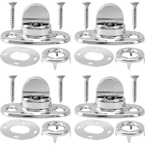 مثبتات قفل ملتوية، فتحة زر دوارة مقاومة للصدأ ومسامير تثبيت ومسامير تثبيت، مثبتات ربع دائرية من القماش من سبائك الزنك للقوارب in Kuwait