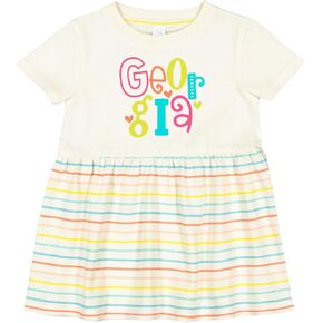 فستان الرضع ولاية جورجيا الملونة من إنكتاستيك in Kuwait