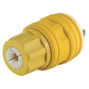 26W74 20 أمبير 125/250 فولت قفل المكونات الصناعية الصف التأريض Wetguard الأصفر in Kuwait