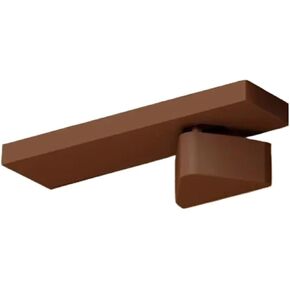 سدادة باب منزلية مع وظيفة التخزين المؤقت، أداة إغلاق خشبية حديثة وبسيطة (نوع L - أبيض) in Kuwait