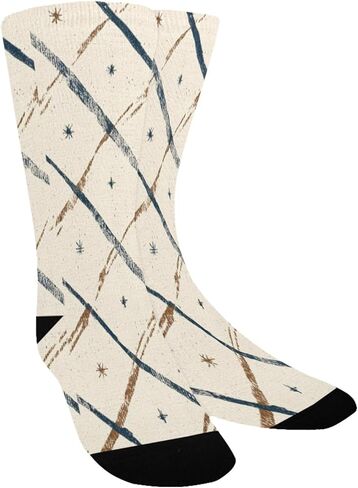 جوارب Cozy Winter Vibe Brown للمشي لمسافات طويلة - جوارب شتوية حرارية سميكة دافئة للأولاد والبنات للمدرسة، والارتداء اليومي والأنشطة الخارجية in Kuwait