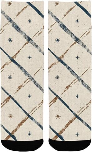 جوارب Cozy Winter Vibe Brown للمشي لمسافات طويلة - جوارب شتوية حرارية سميكة دافئة للأولاد والبنات للمدرسة، والارتداء اليومي والأنشطة الخارجية in Kuwait