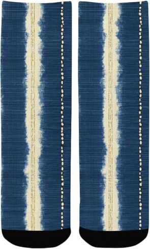 جوارب للمشي لمسافات طويلة باللون الأصفر والأزرق - جوارب شتوية سميكة دافئة للأولاد والبنات للأطفال الصغار للمدرسة، والارتداء اليومي والأنشطة الخارجية in Kuwait