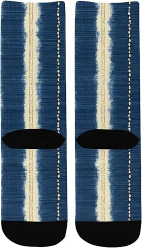 جوارب للمشي لمسافات طويلة باللون الأصفر والأزرق - جوارب شتوية سميكة دافئة للأولاد والبنات للأطفال الصغار للمدرسة، والارتداء اليومي والأنشطة الخارجية in Kuwait