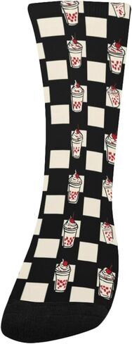 جوارب Vintage Diner Vibe للتنزه سيرًا على الأقدام - جوارب شتوية حرارية سميكة دافئة للأطفال الصغار للأولاد والبنات للمدرسة، والارتداء اليومي والأنشطة الخارجية in Kuwait