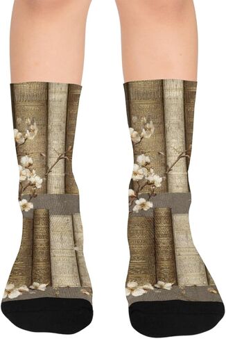 جوارب المشي لمسافات طويلة باللون البني الكلاسيكي - جوارب شتوية حرارية سميكة دافئة للأطفال الصغار للأولاد والبنات للمدرسة، والارتداء اليومي والأنشطة الخارجية in Kuwait