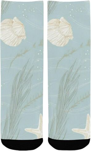 جوارب كوستال شيلز الصيفية باللون الأزرق للمشي لمسافات طويلة - جوارب شتوية حرارية سميكة دافئة للأولاد والبنات للمدرسة، والارتداء اليومي والأنشطة الخارجية in Kuwait