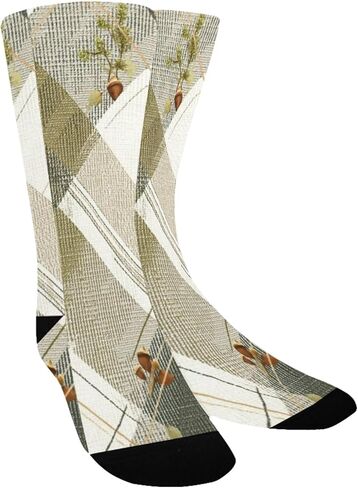 جوارب المشي لمسافات طويلة منقوشة من Green Oak - جوارب شتوية حرارية سميكة دافئة للأولاد والبنات الصغار للمدرسة، والارتداء اليومي والأنشطة الخارجية in Kuwait