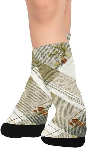 جوارب المشي لمسافات طويلة منقوشة من Green Oak - جوارب شتوية حرارية سميكة دافئة للأولاد والبنات الصغار للمدرسة، والارتداء اليومي والأنشطة الخارجية in Kuwait