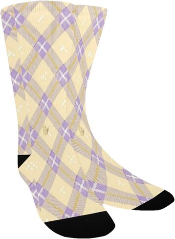 جوارب مشي لمسافات طويلة بقاعدة صفراء - جوارب شتوية حرارية سميكة دافئة للأولاد والبنات للمدرسة، والارتداء اليومي والأنشطة الخارجية in Kuwait