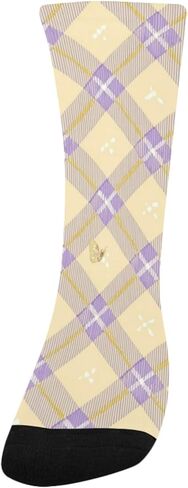 جوارب مشي لمسافات طويلة بقاعدة صفراء - جوارب شتوية حرارية سميكة دافئة للأولاد والبنات للمدرسة، والارتداء اليومي والأنشطة الخارجية in Kuwait