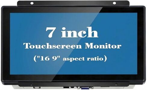 7 بوصة مفتوحة الإطار شاشة تعمل باللمس ، شاشة تعمل باللمس الصناعية 1024x600 الدقة 16: 9 نسبة العرض إلى الارتفاع IP65 ، VESA+لوحة ، للمصنع ، كشك ، أتمتة ، 7x24 ساعة العمل in Kuwait