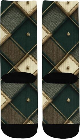 جوارب زمردية منقوشة للتنزه سيرًا على الأقدام - جوارب شتوية حرارية سميكة دافئة للأولاد والبنات الصغار للمدرسة، والارتداء اليومي والأنشطة الخارجية in Kuwait