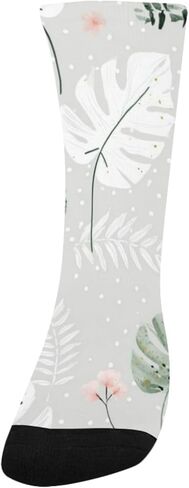 جوارب التنزه سيرًا على الأقدام من Pastel Leaf Vibe - جوارب شتوية حرارية سميكة دافئة للأولاد والبنات الصغار للمدرسة، والارتداء اليومي والأنشطة الخارجية in Kuwait