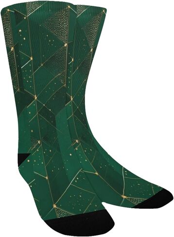 جوارب المشي لمسافات طويلة بزخارف ذهبية من اليشم - جوارب شتوية حرارية سميكة دافئة للأطفال الصغار للأولاد والبنات للمدرسة، والارتداء اليومي والأنشطة الخارجية in Kuwait