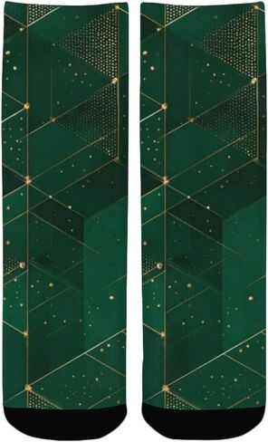 جوارب المشي لمسافات طويلة بزخارف ذهبية من اليشم - جوارب شتوية حرارية سميكة دافئة للأطفال الصغار للأولاد والبنات للمدرسة، والارتداء اليومي والأنشطة الخارجية in Kuwait