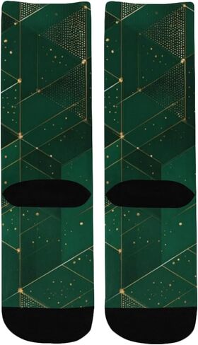 جوارب المشي لمسافات طويلة بزخارف ذهبية من اليشم - جوارب شتوية حرارية سميكة دافئة للأطفال الصغار للأولاد والبنات للمدرسة، والارتداء اليومي والأنشطة الخارجية in Kuwait