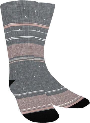 جوارب المشي لمسافات طويلة مطبوعة منقوشة بلون أحمر الخدود - جوارب شتوية حرارية سميكة دافئة للأطفال الصغار للأولاد والبنات للمدرسة، والارتداء اليومي والأنشطة الخارجية in Kuwait