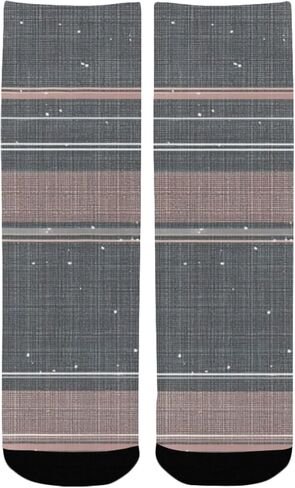 جوارب المشي لمسافات طويلة مطبوعة منقوشة بلون أحمر الخدود - جوارب شتوية حرارية سميكة دافئة للأطفال الصغار للأولاد والبنات للمدرسة، والارتداء اليومي والأنشطة الخارجية in Kuwait