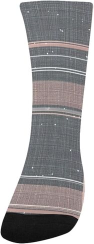 جوارب المشي لمسافات طويلة مطبوعة منقوشة بلون أحمر الخدود - جوارب شتوية حرارية سميكة دافئة للأطفال الصغار للأولاد والبنات للمدرسة، والارتداء اليومي والأنشطة الخارجية in Kuwait