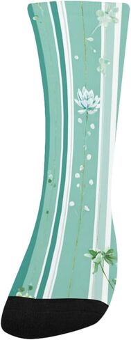 جوارب لطيفة منقوشة على شكل زهرة للمشي لمسافات طويلة - جوارب شتوية حرارية سميكة دافئة للأولاد والبنات للمدرسة، والارتداء اليومي والأنشطة الخارجية in Kuwait