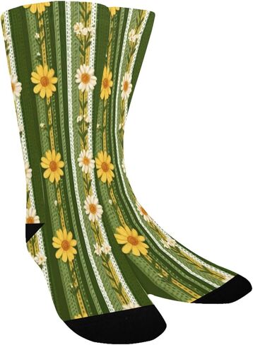 جوارب المشي لمسافات طويلة بطباعة مخططة من Sunny - جوارب شتوية حرارية سميكة دافئة للأطفال الصغار للأولاد والبنات للمدرسة، والارتداء اليومي والأنشطة الخارجية in Kuwait