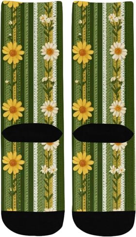 جوارب المشي لمسافات طويلة بطباعة مخططة من Sunny - جوارب شتوية حرارية سميكة دافئة للأطفال الصغار للأولاد والبنات للمدرسة، والارتداء اليومي والأنشطة الخارجية in Kuwait