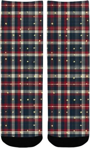 جوارب داكنة للمشي لمسافات طويلة مطبوعة بنقشة نجوم - جوارب شتوية حرارية سميكة دافئة للأولاد والبنات للمدرسة، والارتداء اليومي والأنشطة الخارجية in Kuwait