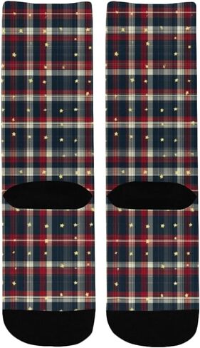 جوارب داكنة للمشي لمسافات طويلة مطبوعة بنقشة نجوم - جوارب شتوية حرارية سميكة دافئة للأولاد والبنات للمدرسة، والارتداء اليومي والأنشطة الخارجية in Kuwait